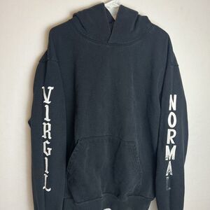 Virgil Normal Adult Entertainment Black Heavyweight Hoodie “Feels So Good”